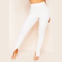 Missy Empire Women's White Trousers