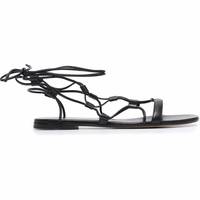 Gianvito Rossi Women's Flat Ankle Strap Sandals