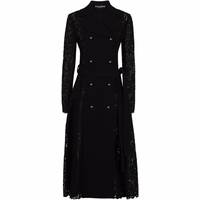 Dolce and Gabbana Women's Black Double-Breasted Coats