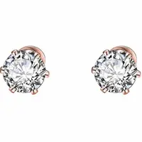 Liv Oliver Women's Rose Gold Earrings