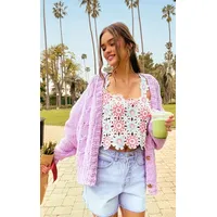 PrettyLittleThing Women's Crochet Crop Tops