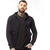 MandM Direct Men's Black Hoodies