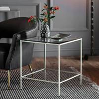 BrandAlley Glass And Metal Side Tables