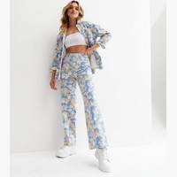 New Look Women's Cotton Floral Trousers