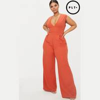 Pretty Little Thing Womens Plus Size Jumpsuits