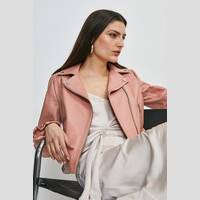 Karen Millen Women's Pink Leather Jackets