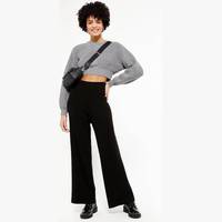 New Look Women's Grey Cropped Jumpers