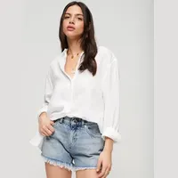 Superdry Women's White Linen Shirts