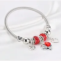 SHEIN Women's Crystal Bangles