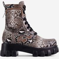 Ego Shoes Women's Snake Print Ankle Boots