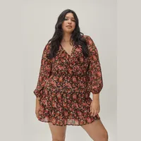 NASTY GAL Plus Size Skater Dresses