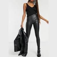 Topshop Women's Faux Leather Trousers