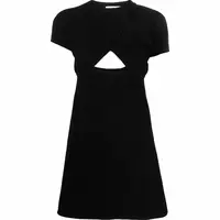Courrèges Women's Black Cut Out Dresses