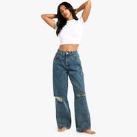 boohoo Women's Ripped Knee Jeans