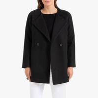 La Redoute Women's Black Double-Breasted Coats
