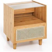 17 Stories Rattan Side Tables