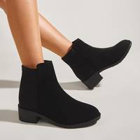 SHEIN Women's Chunky Ankle Boots