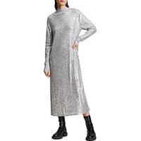 Bloomingdale's Women's Silver Sequin Dresses