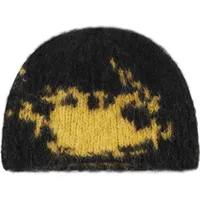 WOOD WOOD Men's Black Beanies