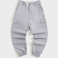 SHEIN Men's Grey Cargo Trousers