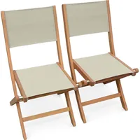 sweeek Wooden Garden Chairs