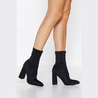 NASTY GAL Women's Black Suede Boots