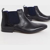 Silver Street Men's Black Chelsea Boots