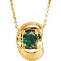 Juvetti Women's Emerald Necklaces