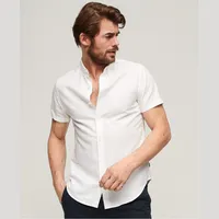 Superdry Men's White Linen Shirts