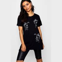 Boohoo Embroidered T-shirts for Women