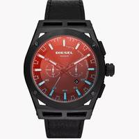 Diesel Mens Chronograph Watches With Leather Strap