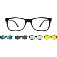 SmartBuy Collection Men's Rectangle Glasses