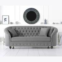 Mark Harris Furniture Grey Chesterfield Sofas