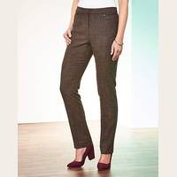 Simply Be Women's Textured Trousers