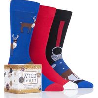 Wild Feet Men's Fun and Novelty Socks