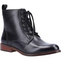 Hush Puppies Women's Black Lace Up Boots