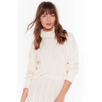 NASTY GAL Women's White Cropped Jumpers