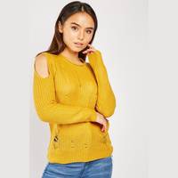 Everything5Pounds Women's Mustard Jumpers