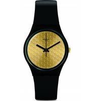 Swatch Black and Gold Men's Watches
