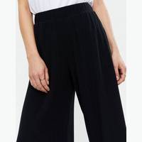 New Look Women's Ribbed Wide Leg Trousers
