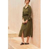 Next Women's Khaki Shirt Dresses