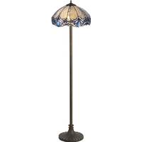 Ava Licht Antique Brass Floor Lamp