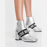 ASOS Womens Silver Ankle Boots