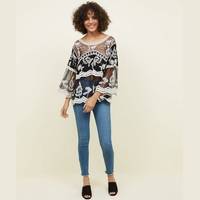 Apricot Bell Sleeve Tops for Women