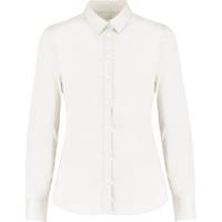 Kustom Kit Women's Fitted White Shirts