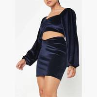 Missguided Women's Crop Top and Skirt Sets