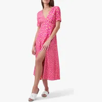 french connection pink floral dress