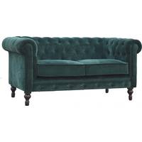 Furniture In Fashion Green Chesterfield Sofas