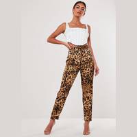 Missguided Women's Floral Cigarette Trousers