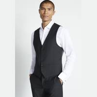 Moss Men's Black Waistcoats